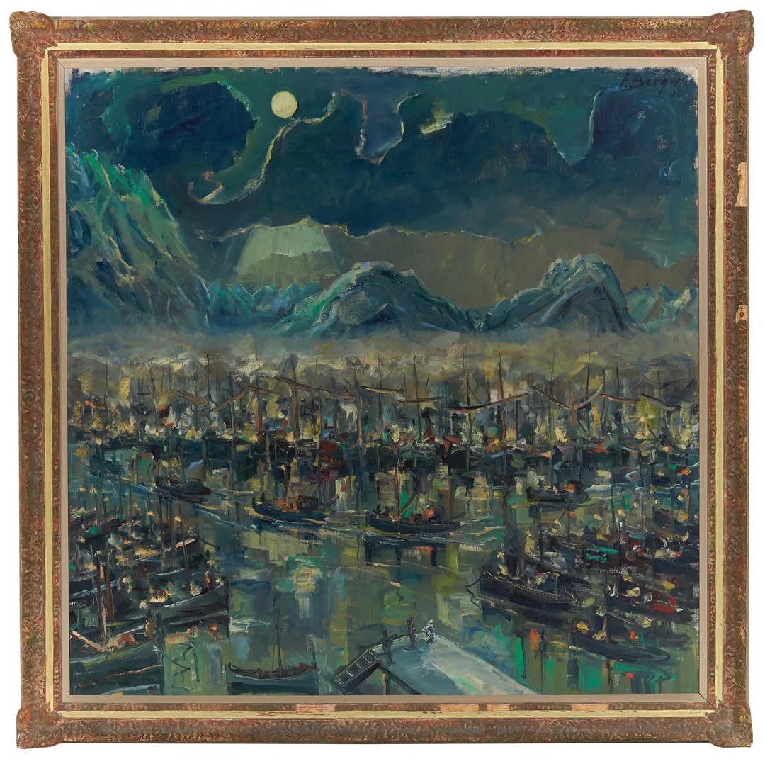 Berger, Einar — Fra Lofoten, 1948 — Kunst/Maleri — Blomqvist