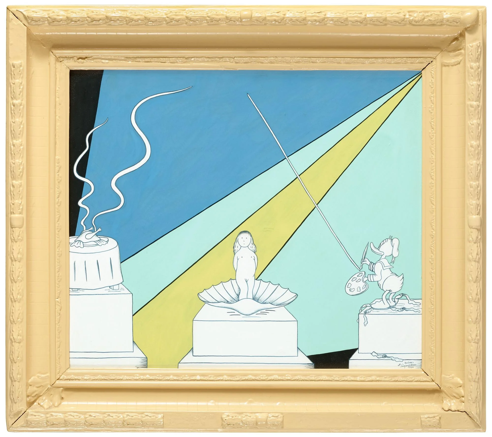 Marie-Louise Ekman, "Venus födelse II" (och en Olle Baertling-tavla). — Bukowskis
