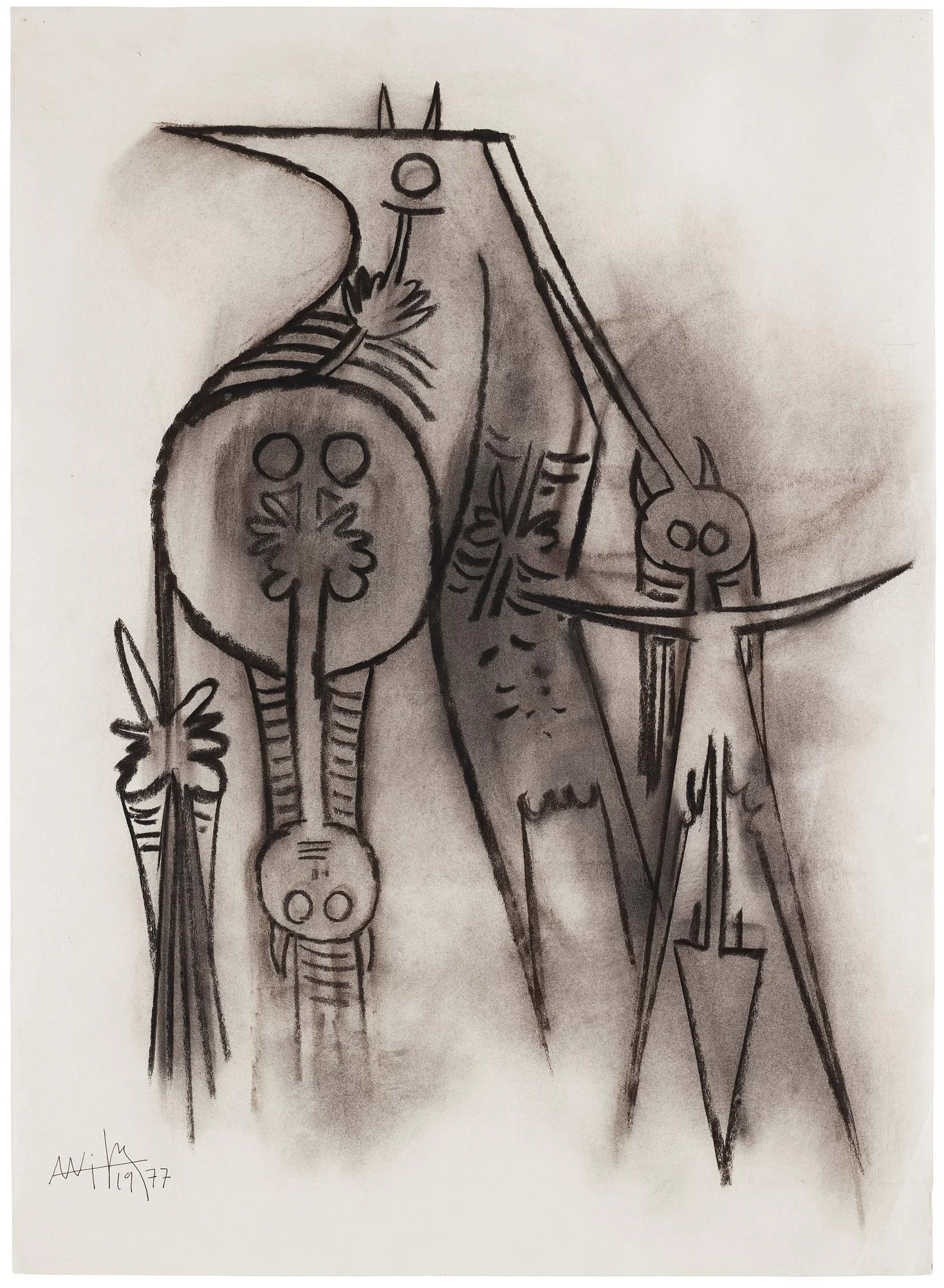 Wifredo Lam, Utan titel. — Bukowskis