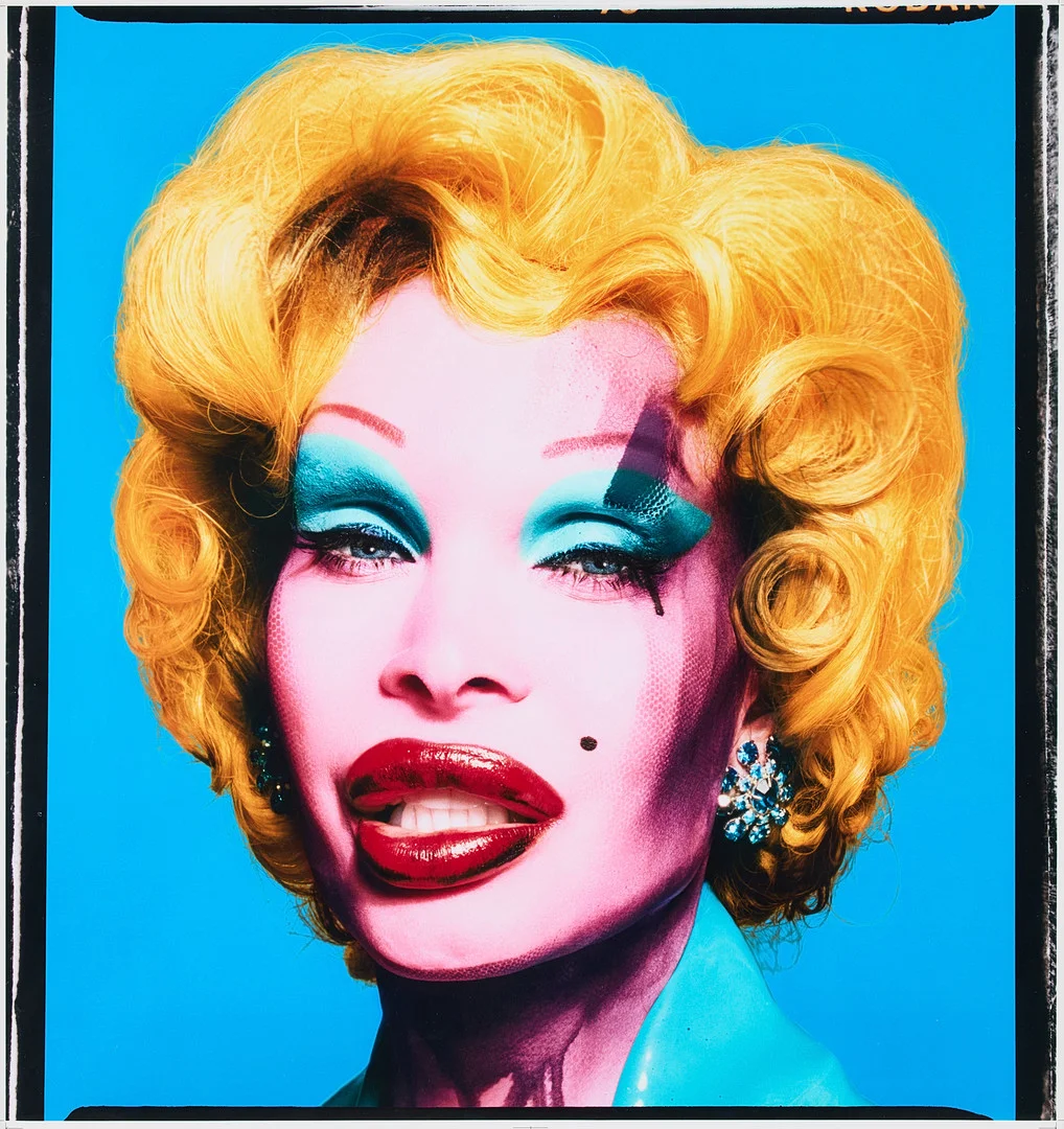 DAVID LACHAPELLE. "Amanda as Marilyn in Blue". — Photography — Stockholms Auktionsverk Fine Art