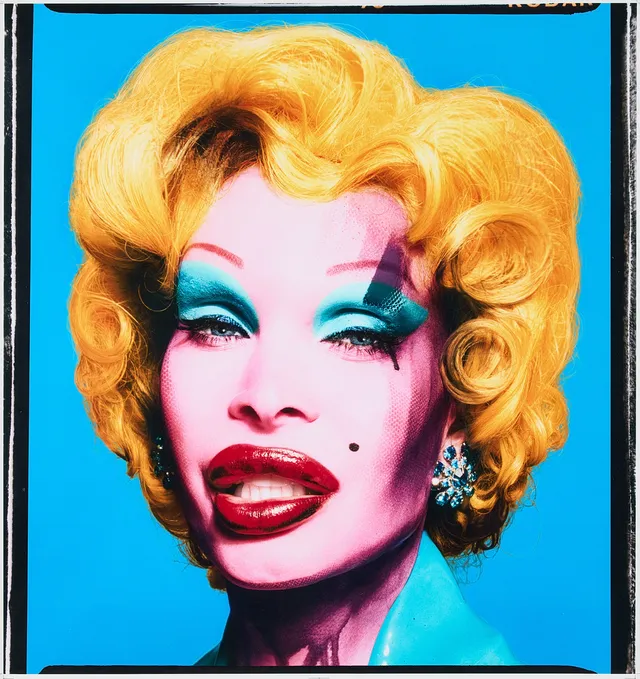 DAVID LACHAPELLE. "Amanda as Marilyn in Blue".
