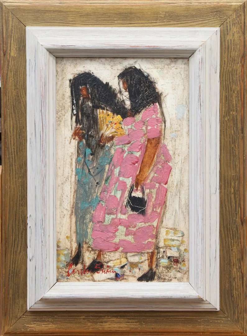 CARSTEN STRÖM. OLJA, på pannå, signerad. — Paintings — Kalmar Auktionsverk