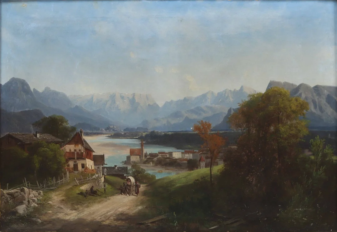 Unknown German Artist. Party from Tyrol, 1891 — Paintings and sculptures/Older pictorial arts — Lauritz
