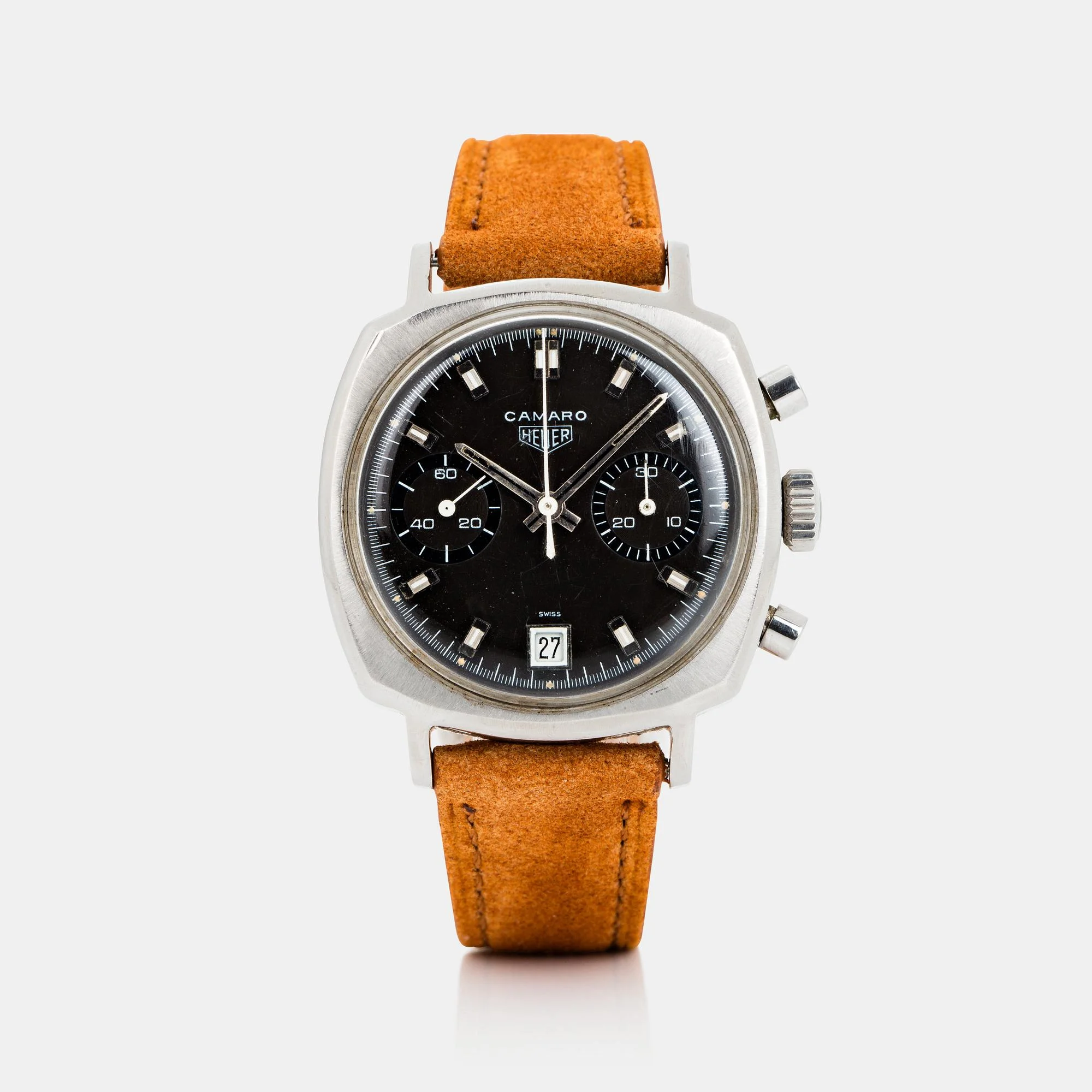 HEUER, Camaro Dato, kronograf. — Bukowskis