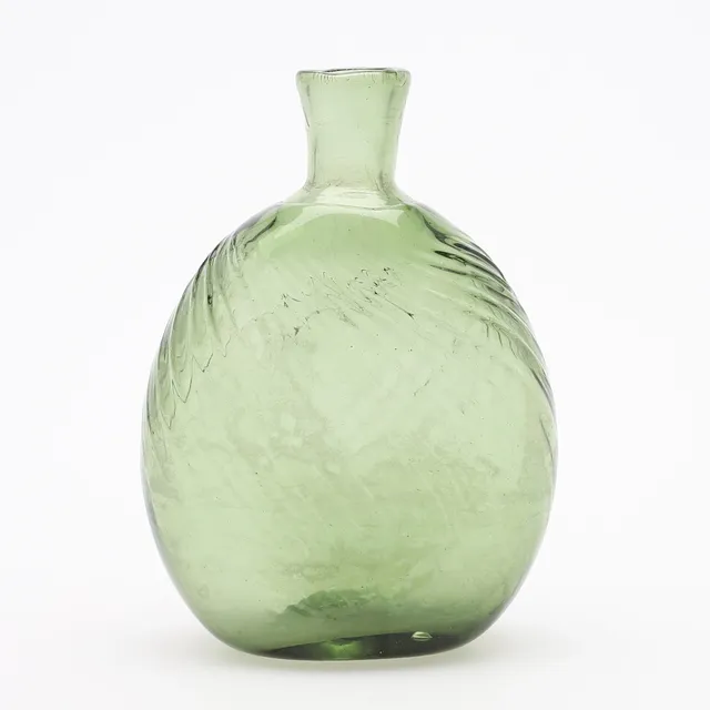 FLASKA, glas, 1800-tal.