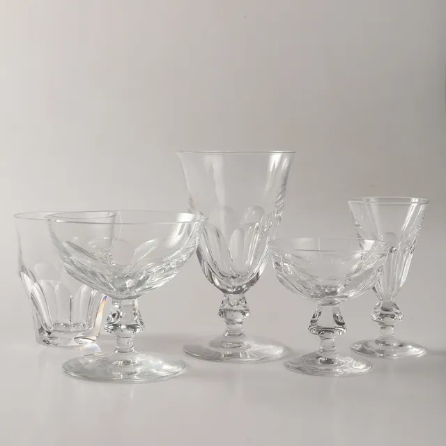 ELIS BERGH. Glasservis, 45 delar, "Bergh", Kosta.