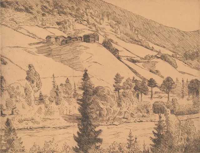 Werenskiold, Erik — "Sjoa og Steinfinsbø" 1913
