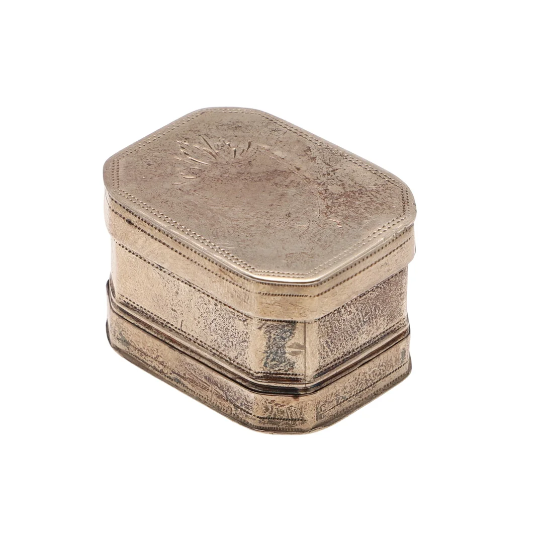 A GEORGE III SILVER NUTMEG GRATER. — Silver — Lawrences Auctioneers
