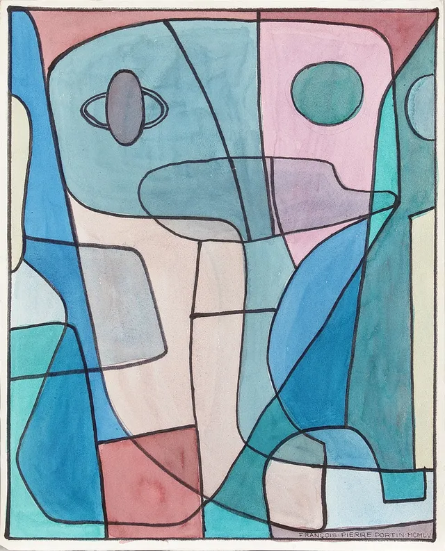 FRANCOIS PIERRE PORTIN (1935-2021). Komposition.