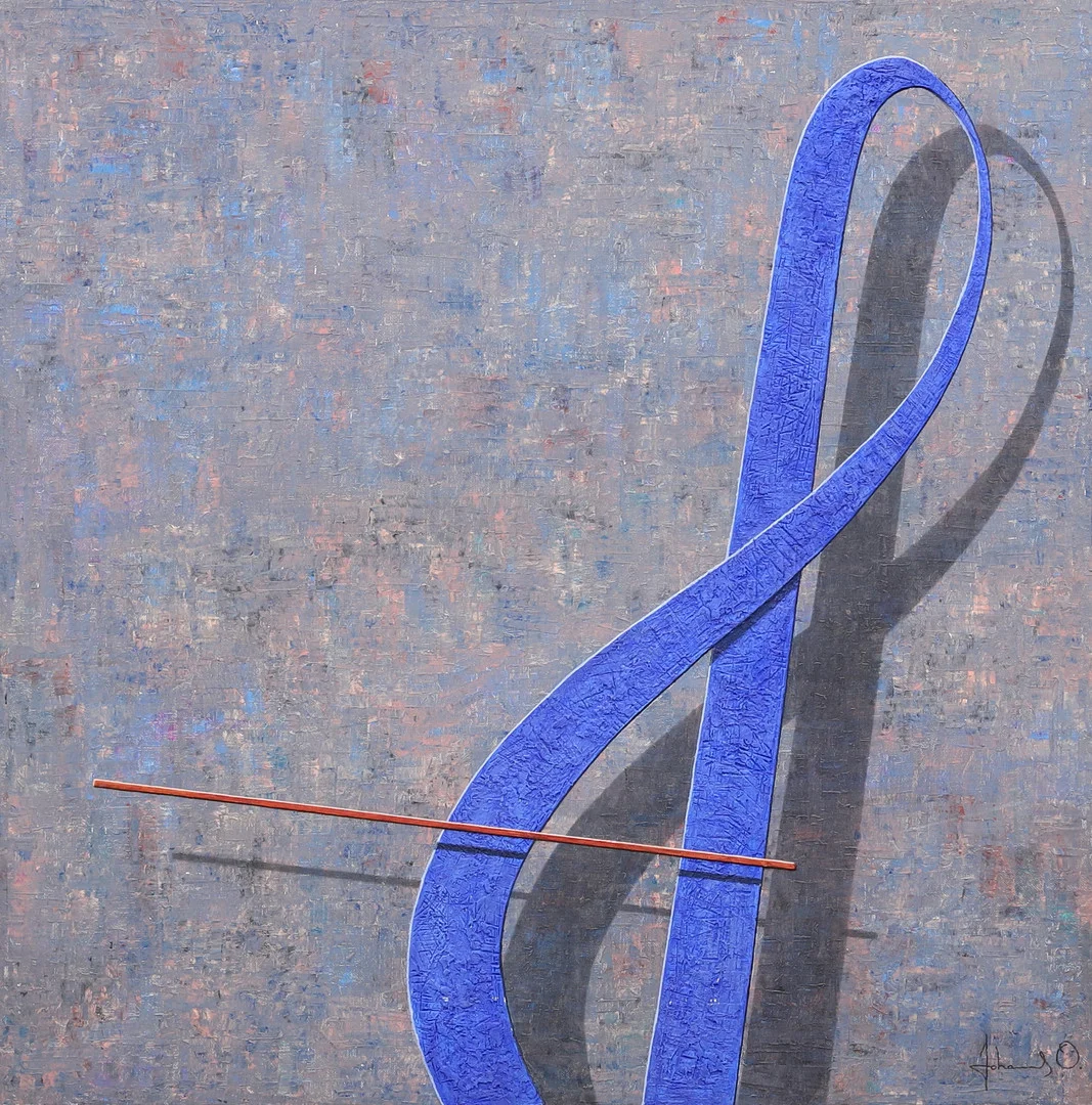 JOHANNES OLSSON (FÖDD 1945). G-klav, olja på duk, signerad. — Paintings — Garpenhus Auktioner