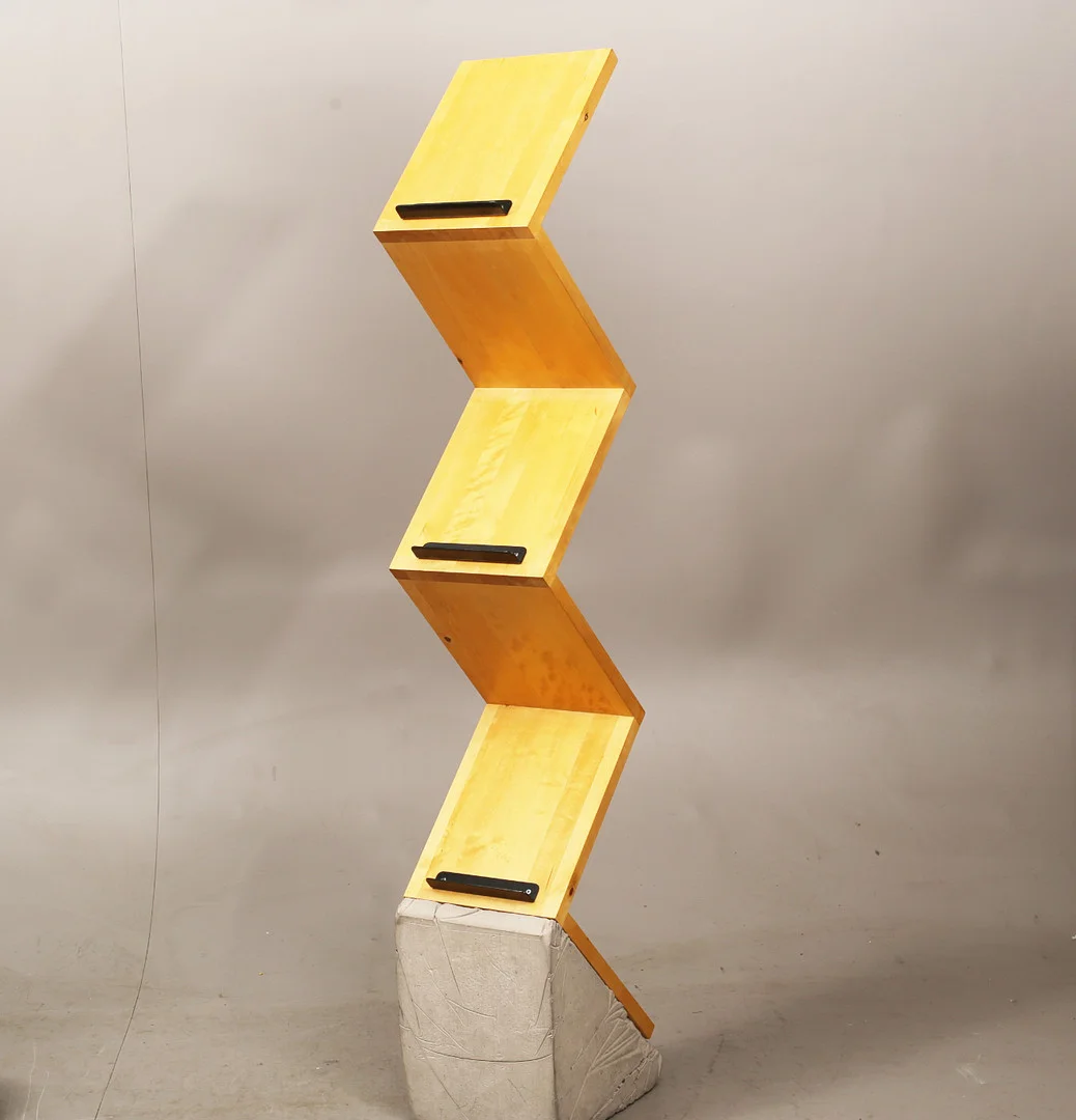 JONAS BOHLIN. "Zink", tidskriftshylla, Källemo. — Cupboards, Cabinets & Shelves — Limhamns Auktionsbyrå