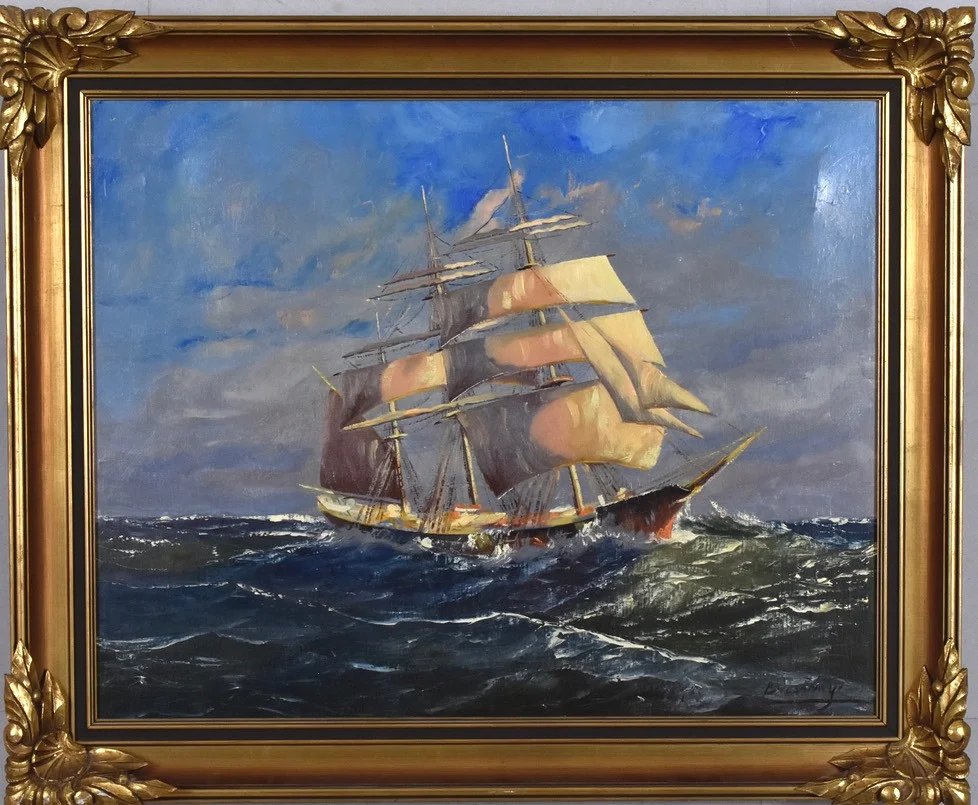 EINAR BRISSMYR. Olja på duk. — Paintings — Halmstads Auktionskammare