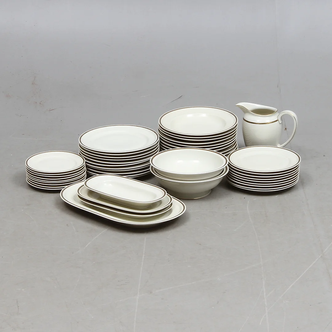 SERVISDELAR, 49 delar, porslin, "Winifred", Rosenthal. — European — Auktionshuset Kolonn