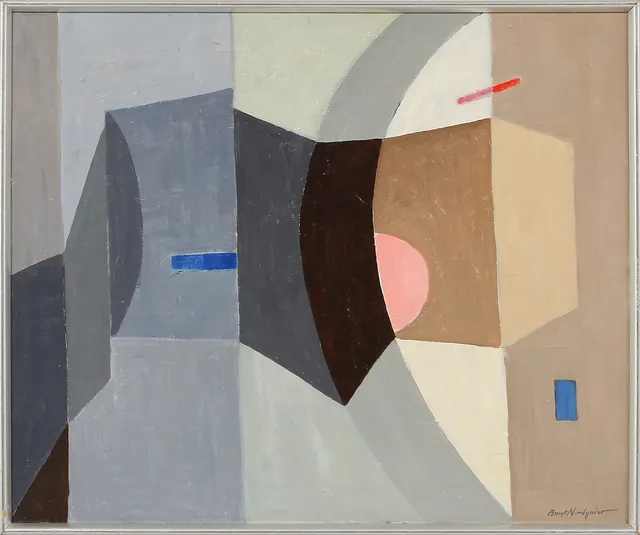 BENGT NORDQUIST. Notturno II, olja på duk, signerad.