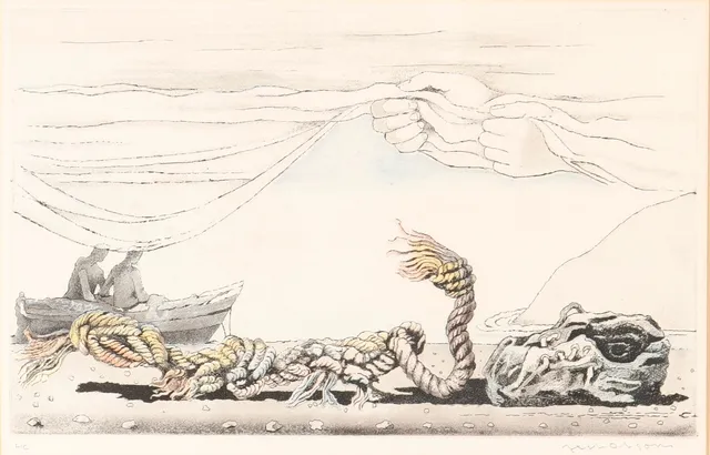 AXEL OLSON. Färgetsning.