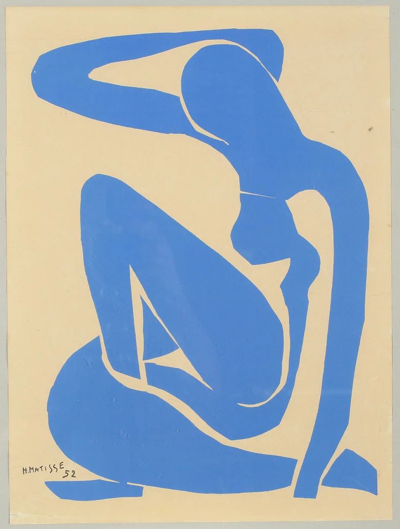 HENRI MATISSE. EFTER. "Nu Bleu I", serigrafi. — Engravings & Prints — Bidstrup Auktioner