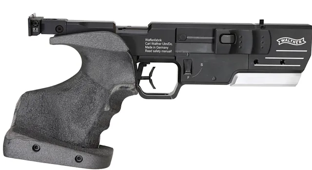 14. PISTOL, Halvautomatisk, fabrikat Walther, modell SSP, kaliber .22LR, tillv.nr WSP07467, se-nr SE2883085.