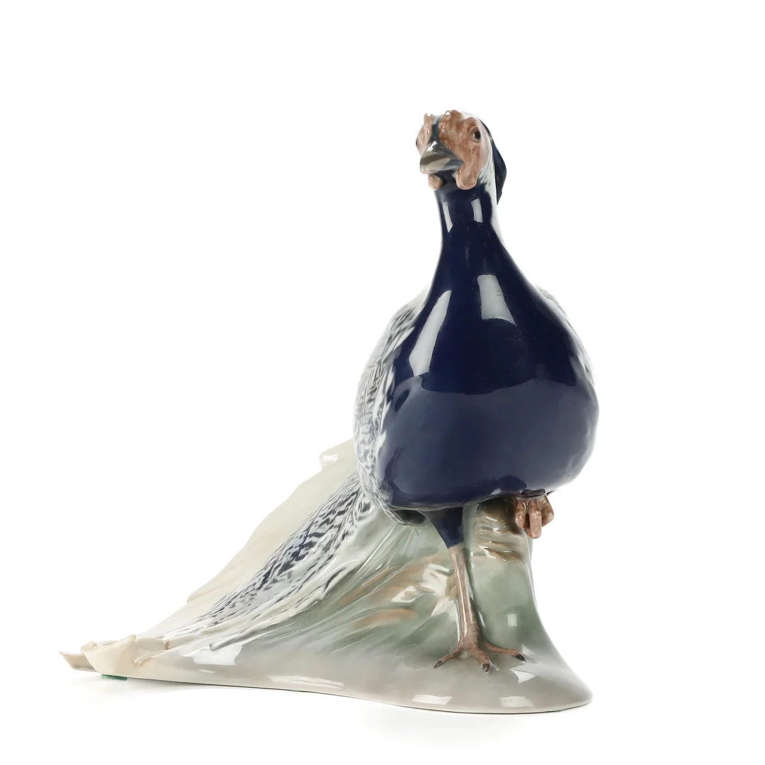 Jens Peter Dahl-Jensen for Bing & Grondahl. 'Silver Pheasant', no. 1784 — Glass, porcelain and ceramics/Figures — Lauritz