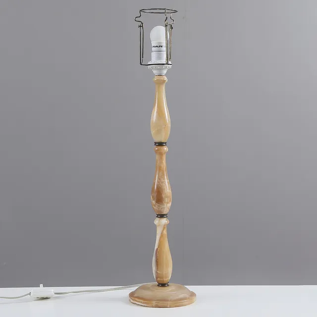 BORDSLAMPA, onyx, 1900-tal.