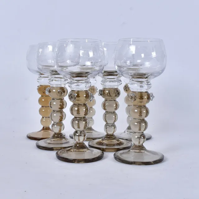 REMMARE, 7-stycken, glas, 1900-tal.