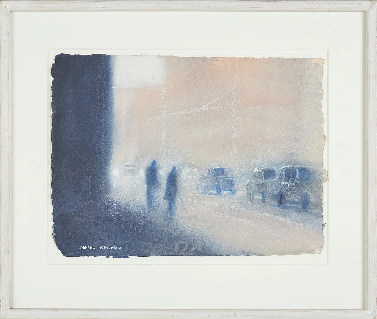 MIKAEL KIHLMAN. Stadsvy, akvarell, samtida, signerad. — Paintings — Stockholms Auktionsverk Sickla