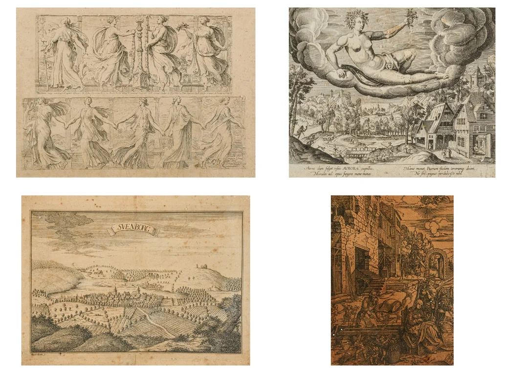 Albrecht Dürer, et al., after. Collection of older graphics (4) — Paintings and sculptures/Prints and photography — Lauritz