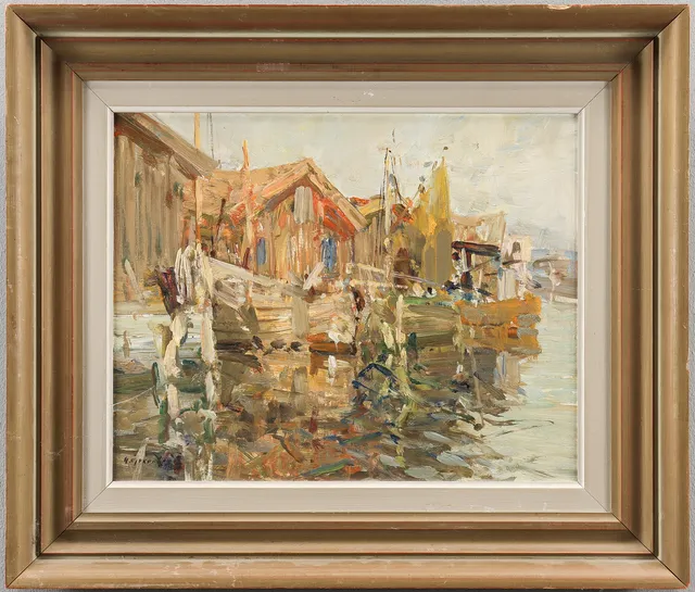 HUGO ÖFVERSTRÖM. Kustlandskap.
