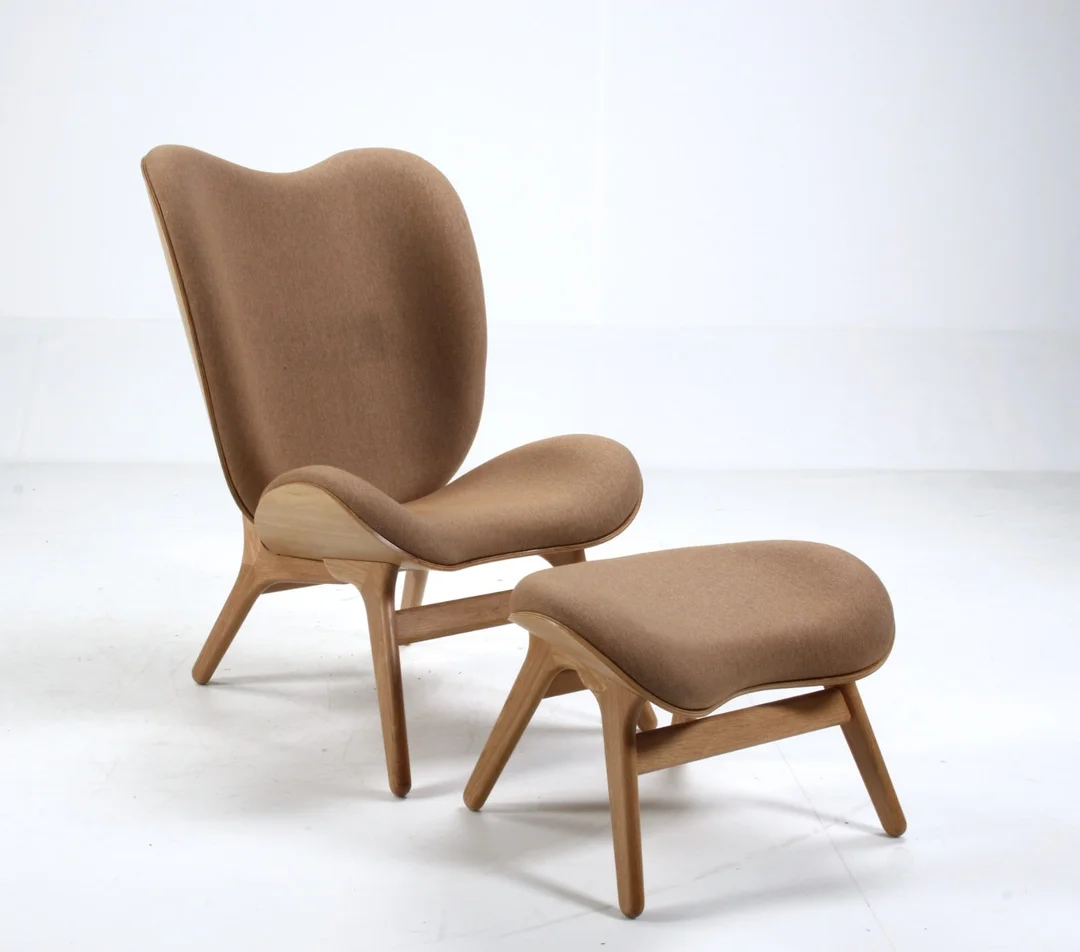 Anders Klem for Umage. High armchair model 'A Conversation Piece, Tall', oak (cd) — Furniture/Lounge chairs — Lauritz
