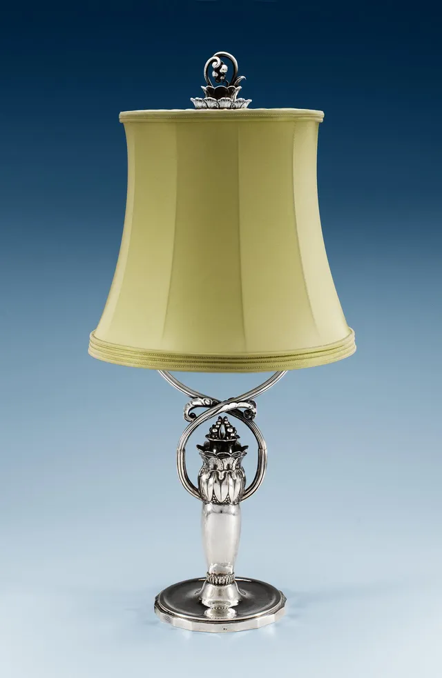 GEORG JENSEN, bordsarmatur, Köpenhamn 1921, 830/1 000 silver, svenska importstämplar GAB F.