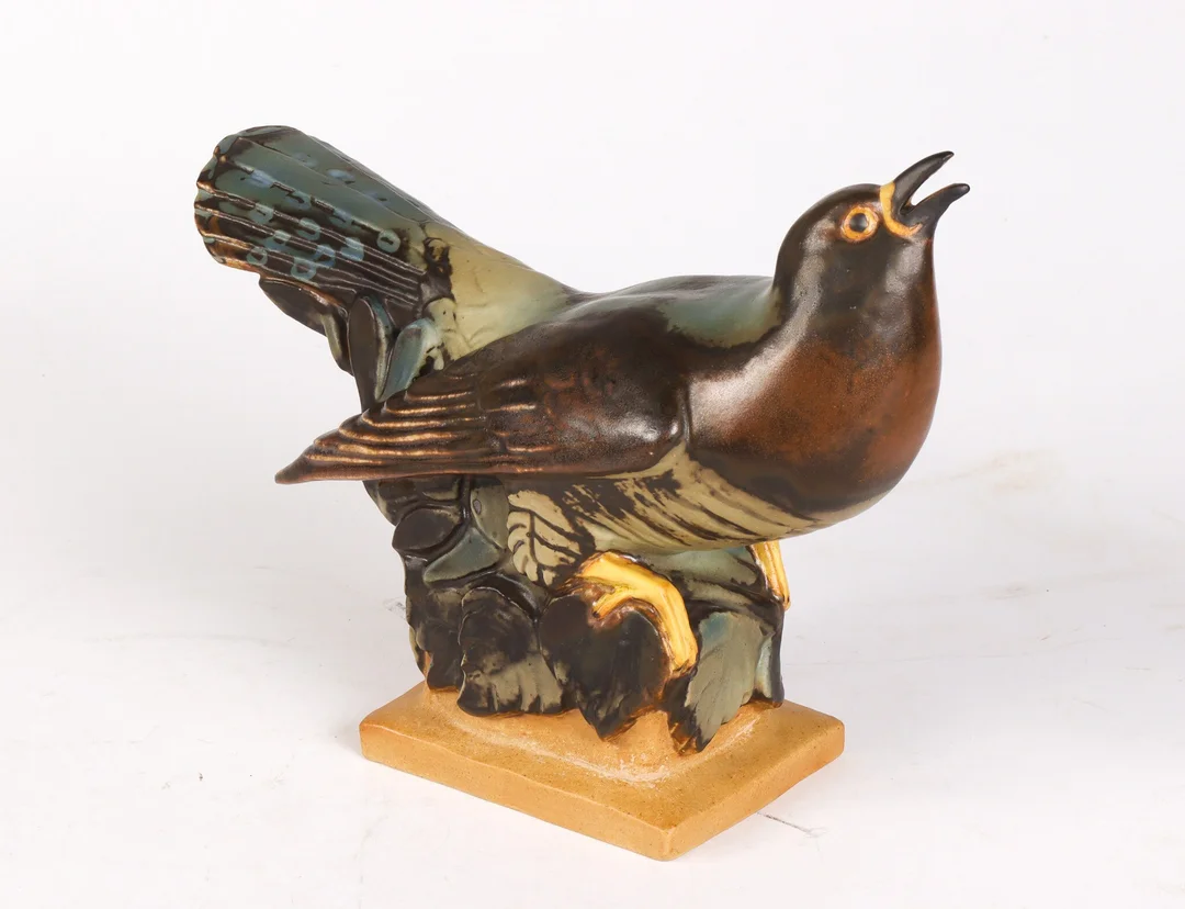 Karl Otto Johansen for Bing & Grondahl. 'Cuckoo', porcelain figurine — Glass, porcelain and ceramics/Figures — Lauritz