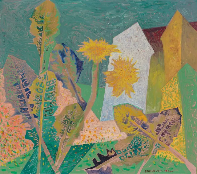 Olson, Erik — "Förstadsidyll" 1946