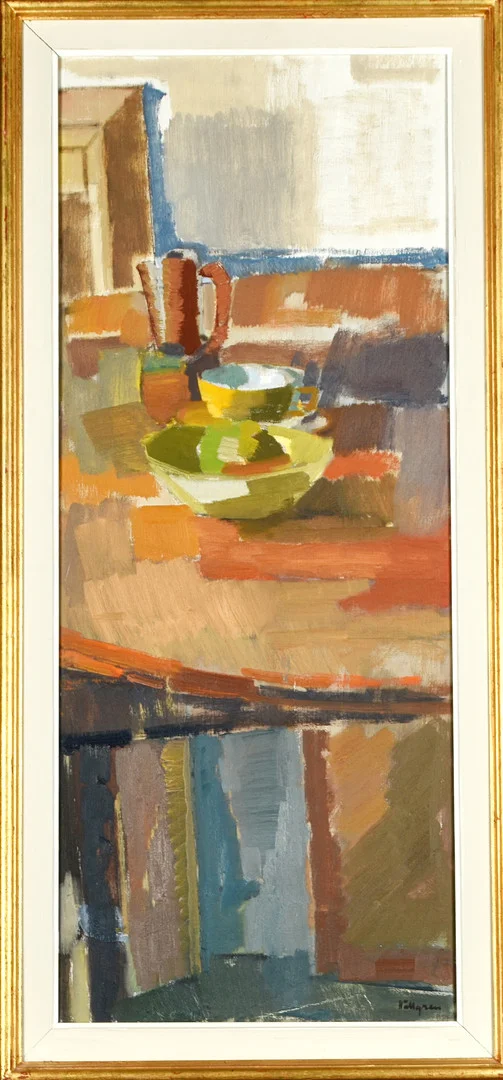 INGVAR HÄLLGREN. Olja på duk, "Stilleben", Signerad. — Paintings — Norrlands Auktionsverk