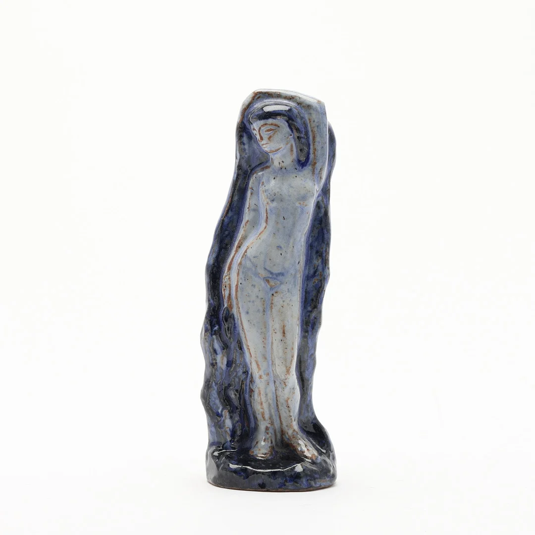 LAURITZ HJORTH, skulptur, keramik, Danmark. — Sculptures & Bronzes — Uppsala Auktionskammare