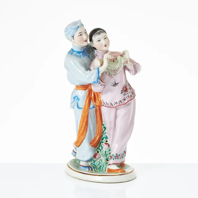 FIGURIN, porslin, Kina, 1900-talets andra hälft.