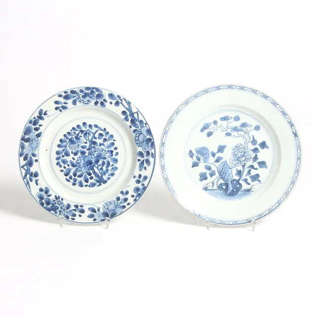 FAT, 2 st, porslin, bl.a. Kangxi, Kina, 1662-1722.