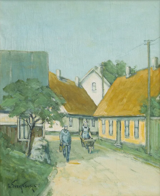 GÖTE SVENSSON. MOTIV FRÅN KIVIK.
