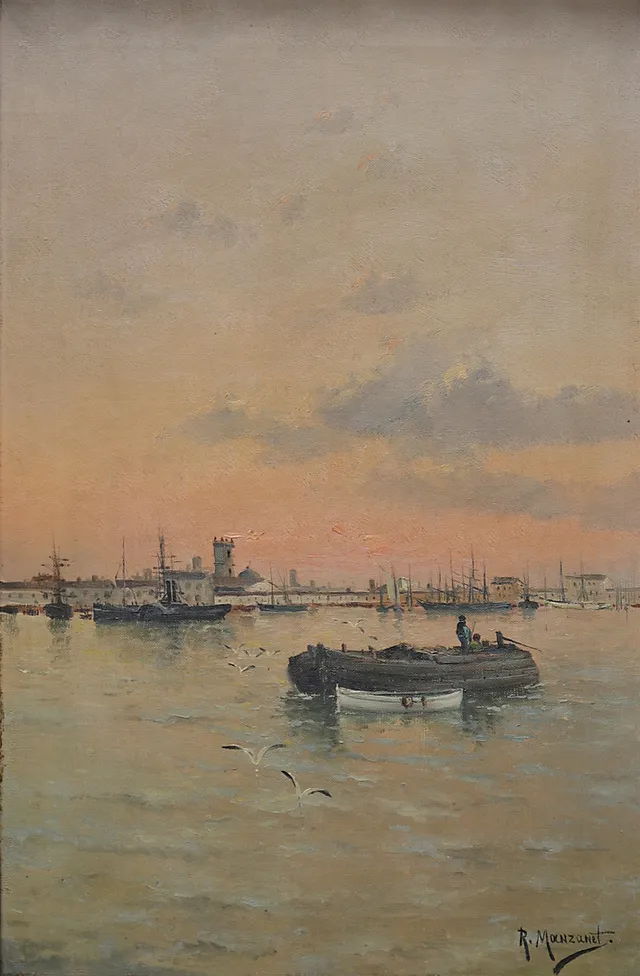 ELISEO MEIFRÉN. Port view.