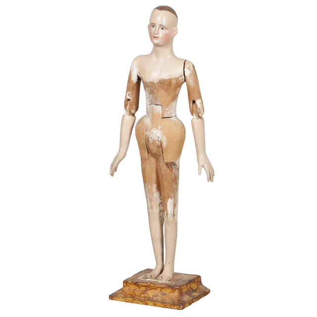 A 18TH CENTURY NEAPOLITAN LAY FIGURE.