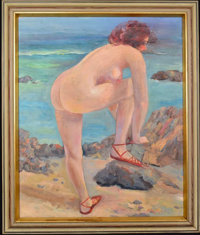 EMIL RUNEFJORD. Olja på duk.