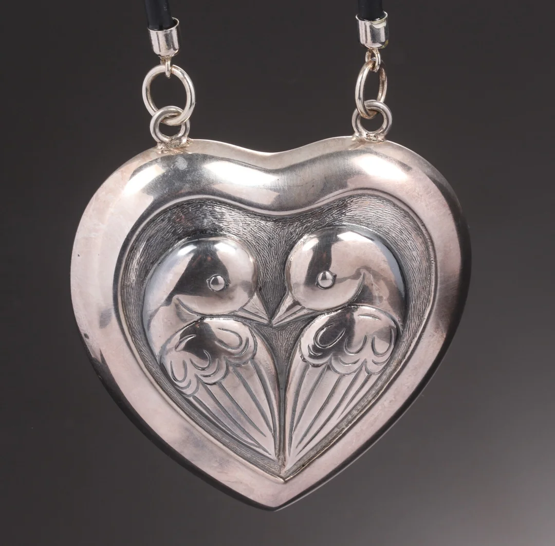 Kalevala Koru. Henry Heerup hjertevedhæng af sterlingsølv — Jewellery/Necklaces, pendants — Lauritz