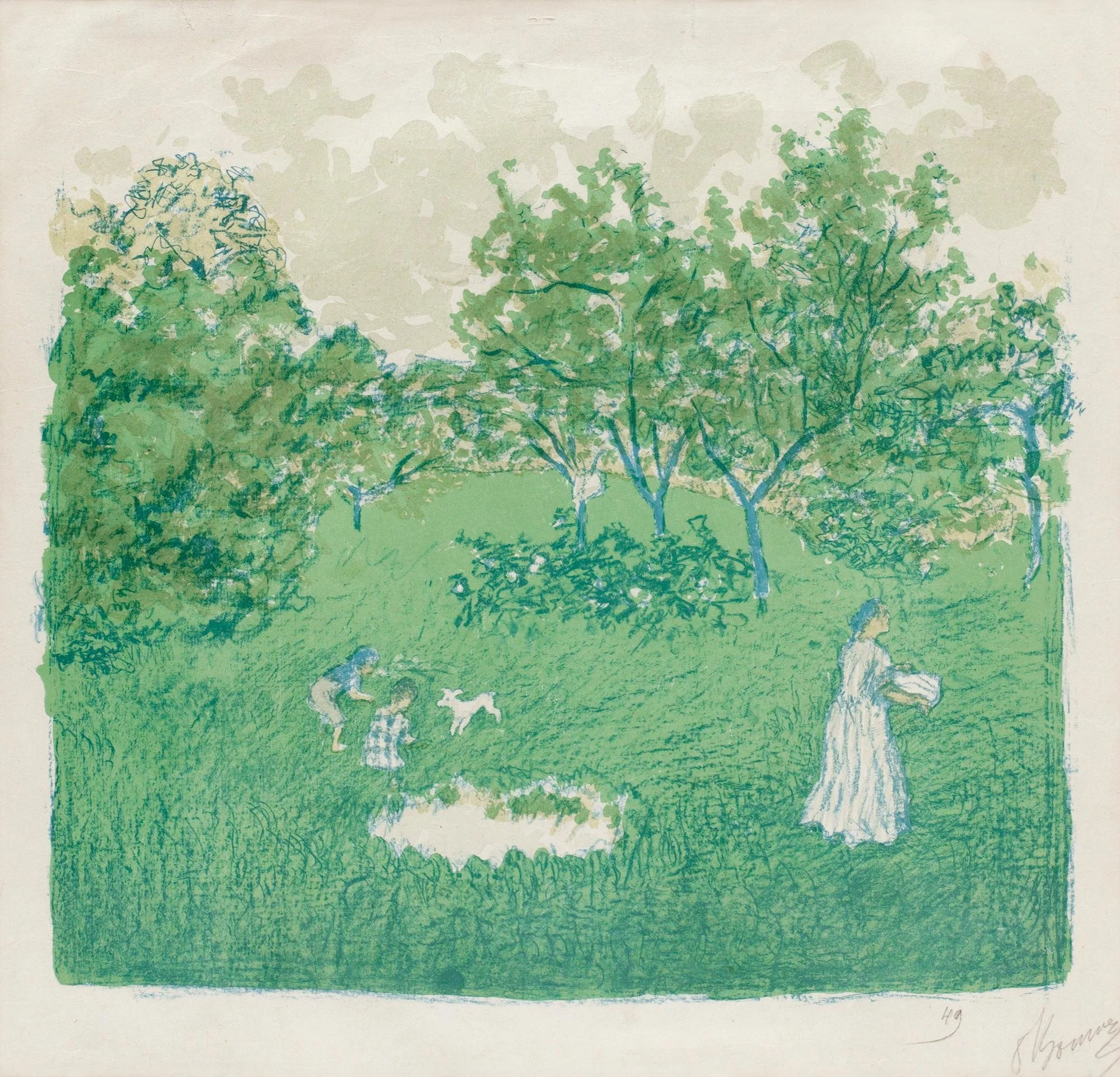Pierre Bonnard, "Le verger" (The Orchard). — Bukowskis