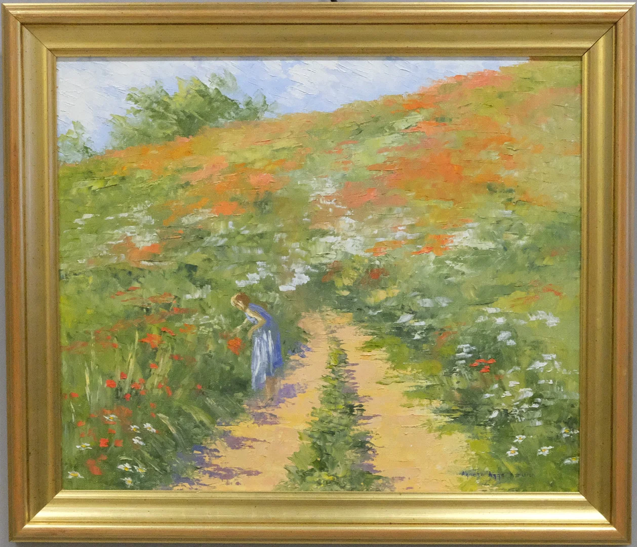 AGNETA AGGE KARLSSON. OLJA PÅ DUK. — Paintings — Björnssons Auktionskammare
