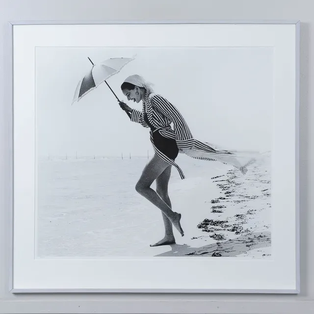 GEORG ODDNER. "Vågdopp 1952 (Falsterbo)", fotografi, signerad, numrerad.