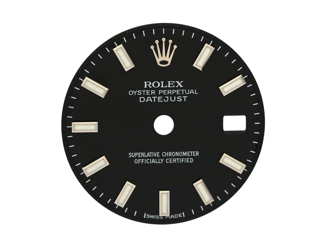 URTAVLA, till Rolex OP Datejust, damur, skadad (7/10), passar till sexsiffrig referens. — Klocktillbehör/Rolex — Kaplans