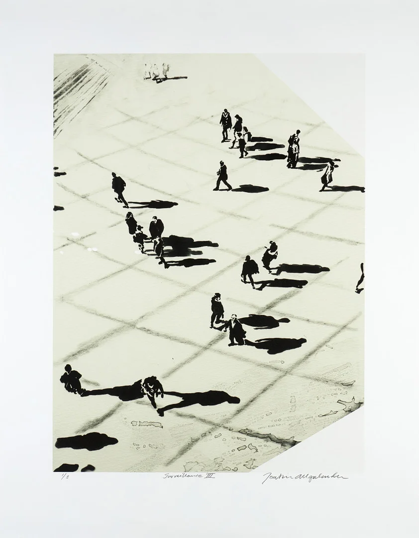 JOAKIM ALLGULANDER. "Surveillance III", signerad och numrerad 1/8, pigment print. — Engravings & Prints — Crafoord Auktioner Stockholm