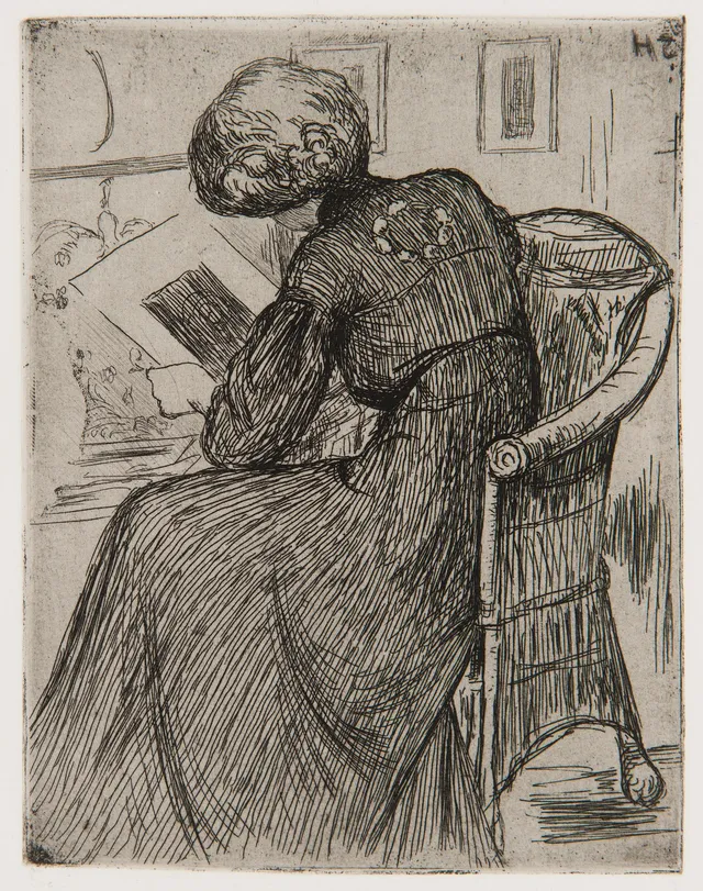 Hugo Simberg, "Kritikern".