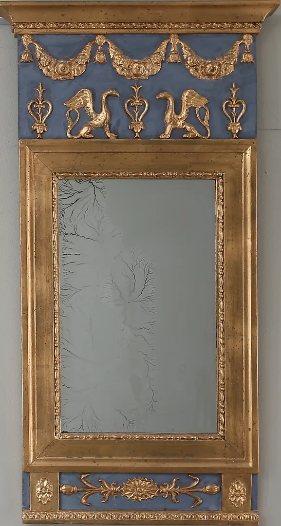 SPEGEL, empire, Johan Stork, Kalmar,tidigt 1800-tal.