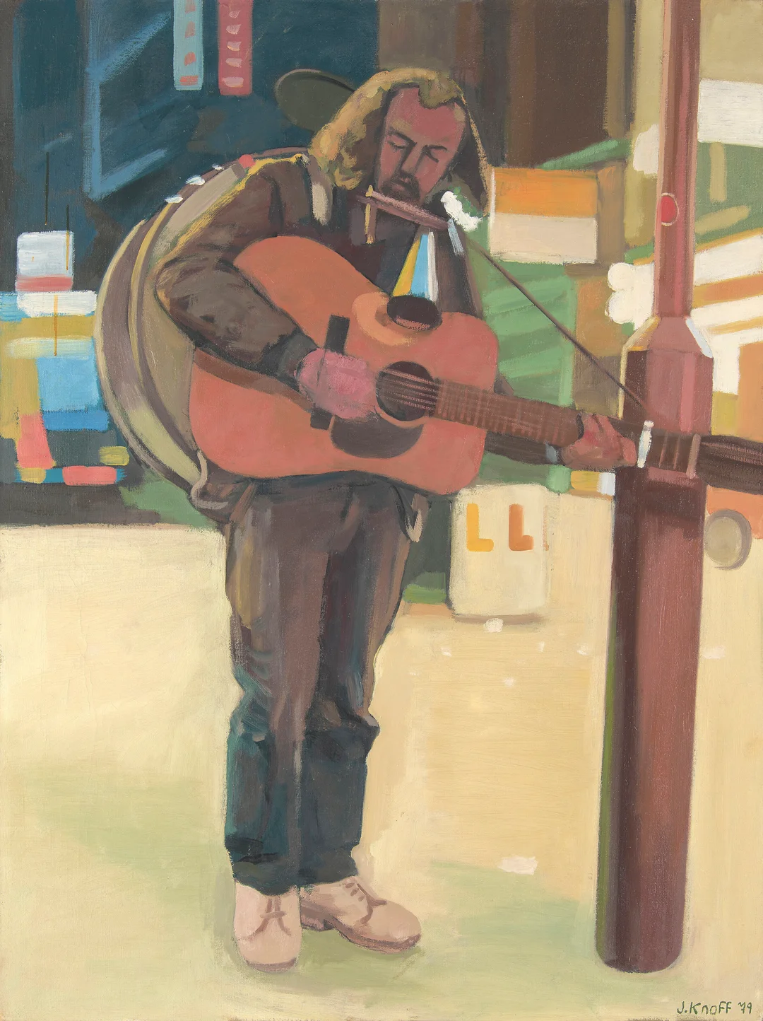 Knoff, Johan Ulrik — Musikanten, 1979 — Kunst/Maleri — Blomqvist