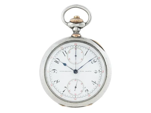 PATEK, PHILIPPE & CIE, Genève, "Fabian Höglund, Stockholm", fickur, 54 mm, kronograf (defekt), Cal 19/20´´´, Serie nr. 90755, Boett nr. 221530, silver/detaljer i guld, ankargång, "Utdrag ur arkiv", tillverkad 1892, såld 30 december 1898.