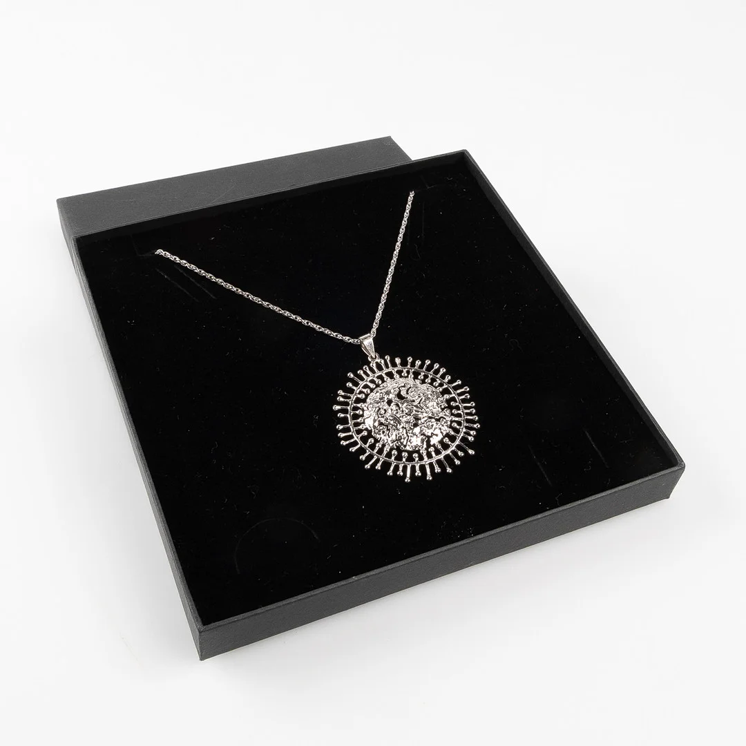 TAPIO WIRKKALA. Halsband, "Full Moon / Täysikuu", silver, Kultakeskus Oy, Finland. — Necklace — Stockholms Auktionsverk Helsingborg